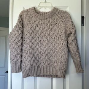 Cable knit Philosophy Tan Sweater Size XS